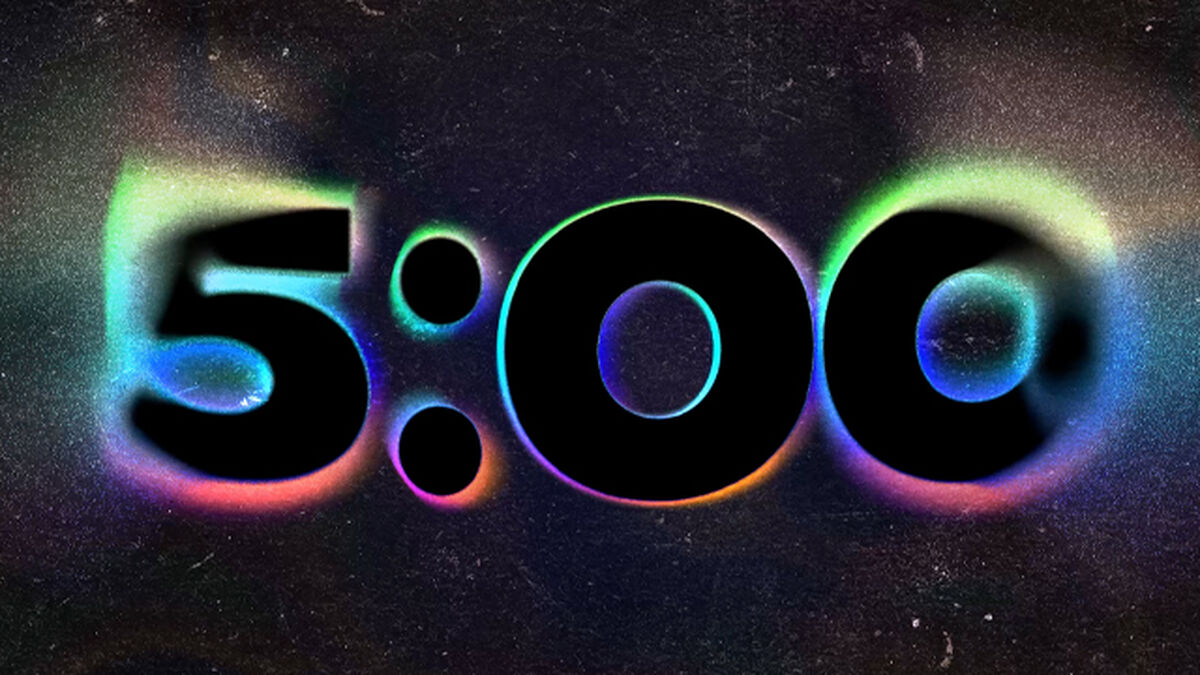 Neon Blurry Future Drop Countdown image number null